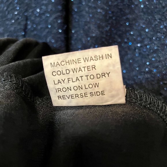 ⭐️2/$20⭐️ Sparkly sleeveless top, navy blue, perfect for any occasion, XL - Picture 7 of 7